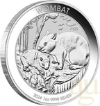 1 Unze Silbermünze Australien Wombat 2024