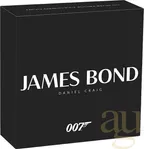 1 Unze Silbermünze Tuvalu James Bond 007 - Daniel Craig & Aston Martin DB5 2024  - proof coloriert