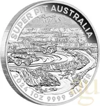 1 Unze Silbermünze Australien Super Pit 2024
