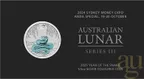 1/4 Unze Silbermünze Australien Lunar III Schlange 2025 ANDA Special - coloriert