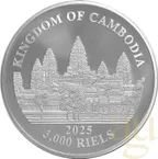 1 Unze Silbermünze Kambodscha Lost Tigers 2025