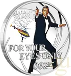 8-Coin-Set Silbermünzen Tuvalu James Bond 007 - Roger Moore 2024 - coloriert - proof