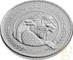 1 Unze Silbermünze British Lion und American Eagle 2025