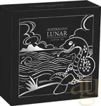 2 Unzen Silbermünze Australien Lunar III Schlange 2025 - Antik Finish