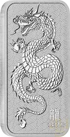 31,1 Gramm Silberbarren Perth Mint - Lunar Drache
