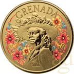 1 Unze Goldmünze EC8 Grenada - La Diablesse 2023 - coloriert