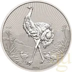 2 Unzen Silbermünze Australien Next Generation - Piedfort Emu 2024