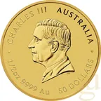 1/2 Unze Goldmünze Australien Lunar III Schlange 2025