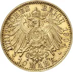 10 Mark Goldmünze Otto König von Bayern