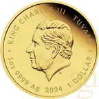 8-Coin-Set Silbermünzen Tuvalu James Bond 007 - Roger Moore 2024 - coloriert - proof