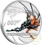 7-Coin-Set Silbermünzen Tuvalu James Bond 007 - Sean Connery 2024 - coloriert - proof