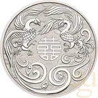 1 Unze Silbermünze Australien Chinese Myths and Legends Double Phoenix 2025