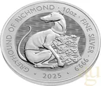10 Unzen Silbermünze Tudor Beasts Greyhound 2025