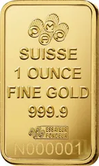 31,1 Gramm Goldbarren PAMP Fortuna