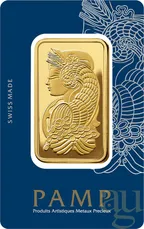 100 Gramm Goldbarren PAMP Fortuna