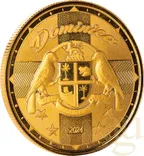 1 Unze Goldmünze EC8 Dominica - Coat of Arms 2024