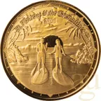 1 Unze Goldmünze EC8 St. Vincent & The Grenadines - Paddleboard Couple 2024
