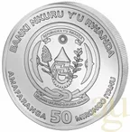 1 Unze Silbermünze Ruanda Lunar Pferd 2026