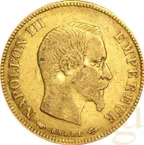 10 Francs Goldmünze Frankreich Napoleon III