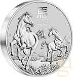 1 Kilogramm Silbermünze Australien Lunar III Pferd 2026