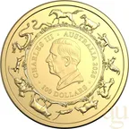 1 Unze Goldmünze Australien RAM Lunar Pferd 2026