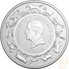 1 Unze Silbermünze Australien RAM Lunar Pferd 2026