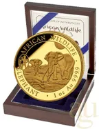 1 Unze Goldmünze Somalia Elefant 2025 - ANA Oklahoma City
