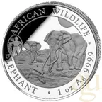 1 Unze Silbermünze Somalia Elefant 2025 - ANA Oklahoma City