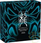 1 Unze Silbermünze Perth Mint Rectangular Dragon 2025 - polierte Platte
