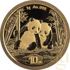 1 Gramm Goldmünze China Panda 2026