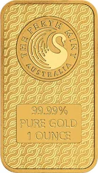 31,1 Gramm Goldbarren Perth Mint - Lunar Schlange