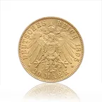 20 Mark Goldmünze Albert König von Sachsen