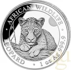 1 Unze Silbermünze Somalia African Wildlife Leopard 2025