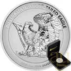 1 Unze Silbermünze Australien Wedge Tailed Eagle 2025 Ultra High Relief - polierte Platte