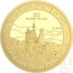 1/2 Unze Goldmünze Bayern Thaler - Schloss Neuschwanstein 2026