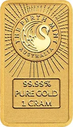1 Gramm Goldbarren Perth Mint - Dune