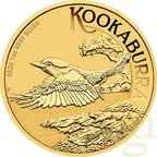 1 Unze Silbermünze Australien Kookaburra 2026 - teilvergoldet