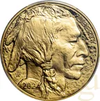 1 Unze Goldmünze American Buffalo 2024 polierte Platte