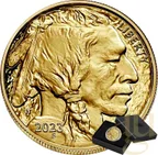1 Unze Goldmünze American Buffalo 2023 polierte Platte