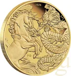 1 Unze Goldmünze Australien Chinese Myths and Legends Dragon and Horse 2026 - polierte Platte