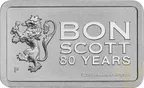 10 Gramm Silberbarren Perth Mint - Bon Scott