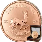 1 Unze Goldmünze Krügerrand 2026 - Reverse polierte Platte