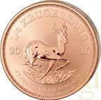 1/4 Unze Goldmünze Krügerrand 2026 - Reverse polierte Platte