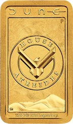 1 Gramm Goldbarren Perth Mint - Dune - Haus Atreides