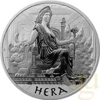 1 Unze Silbermünze Tuvalu - Gods of Olympus - Hera 2022