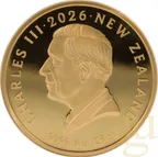 1/4 Unze Goldmünze Neuseeland Kiwi 2026 - polierte Platte