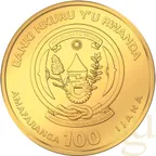 1 Unze Goldmünze Ruanda Sporting Serie - Radsport 2025