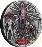 2 Unzen Silbermünze Tuvalu Stranger Things - Villians 2026 Antik Finish coloriert