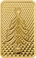 5 Gramm Goldbarren The Royal Mint - Christmas