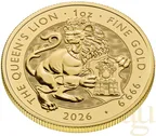 1 Unze Goldmünze Tudor Beasts Queen's Lion 2026